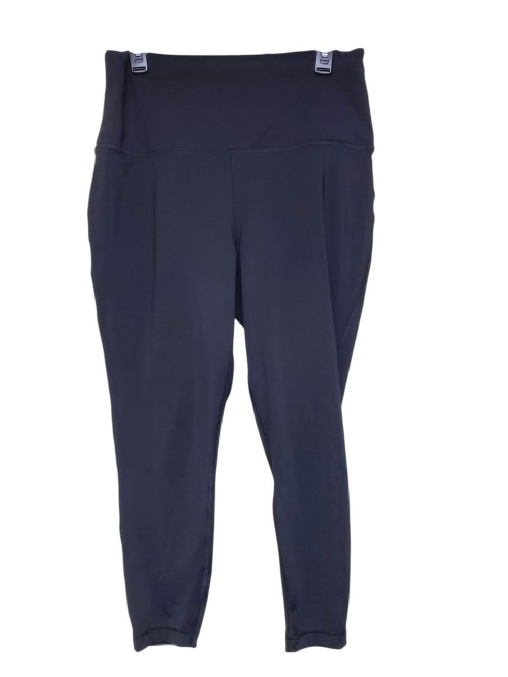 Zelos Women's Black High Waist Pull On Active Workout Leggings Size XL